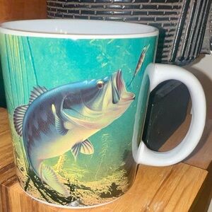 Largemouth Bass Coffee Mug—HUGE!